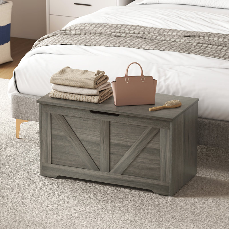 Storage Chest, Charcoal Grey