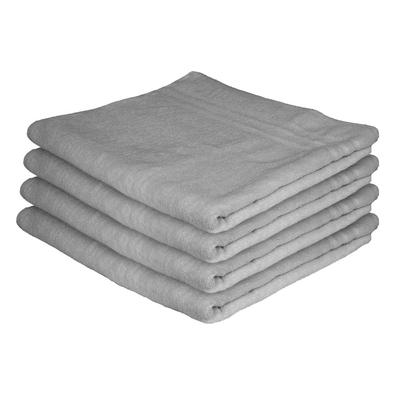 Cotton Bath Towels, Grey