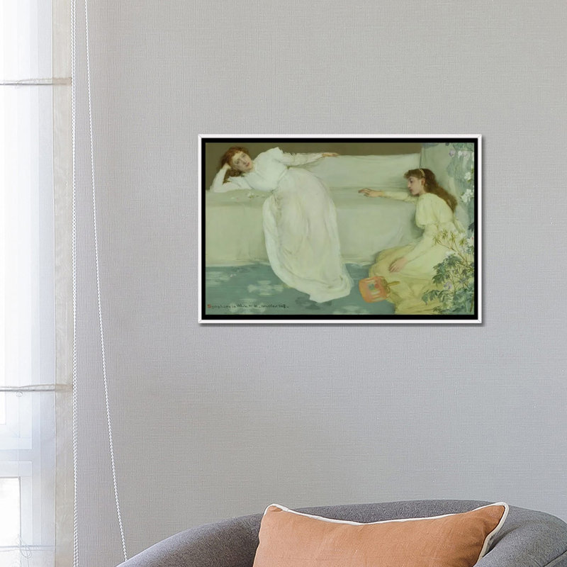 Print, 45.72 cm H x 66.04 cm W x 4.445 cm D, White