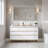 Recessed Or Surface Wall Mount Bathroom Medicine Cabinet With Adjustable Glass Shelves-107625209-126374940