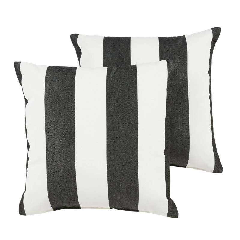 Sunbrella Striped Outdoor Reversible Throw Pillow
