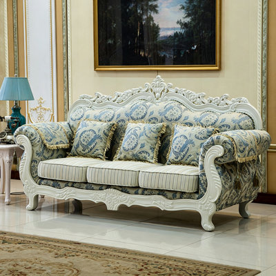 American-style light luxury fabric sofa