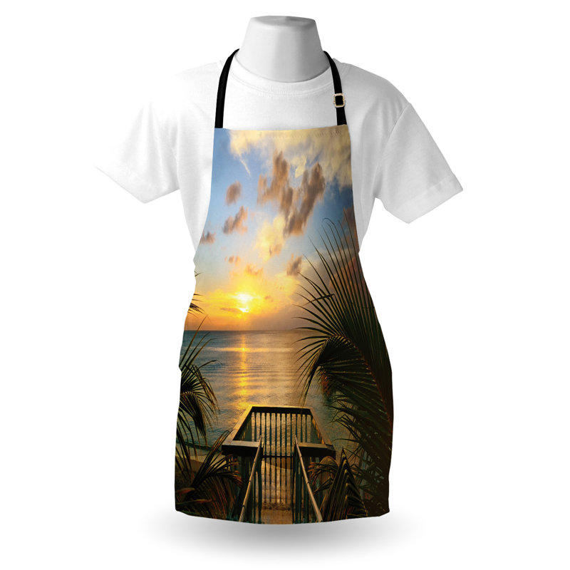 No Pattern Bib Apron