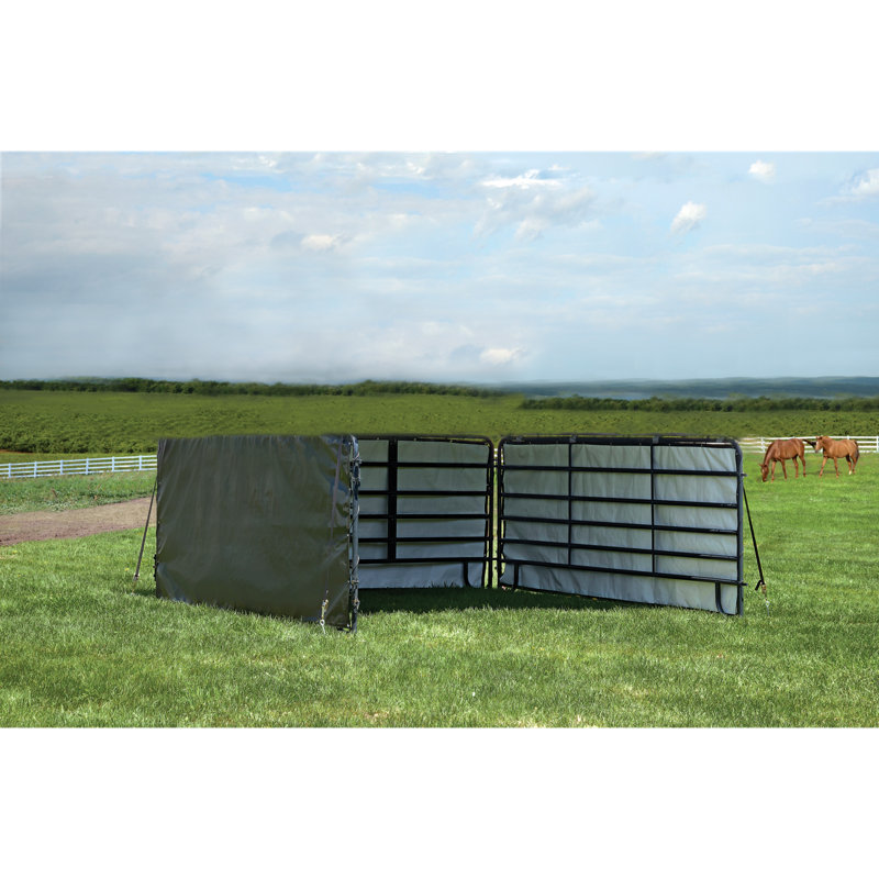 Ensemble d'enceinte pour abri Corral 12 x 12 pi vert (abri et panneaux Corral NON inclus)
