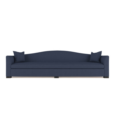 Horatio Camelback Taper Curved-Arm Extra Long Sofa