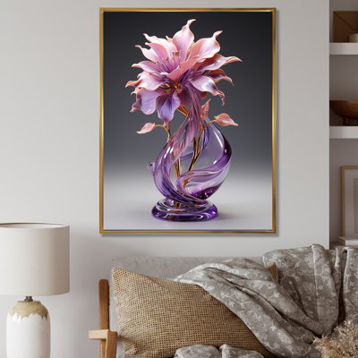 " Violet Visionary Vase Tranquility III "
