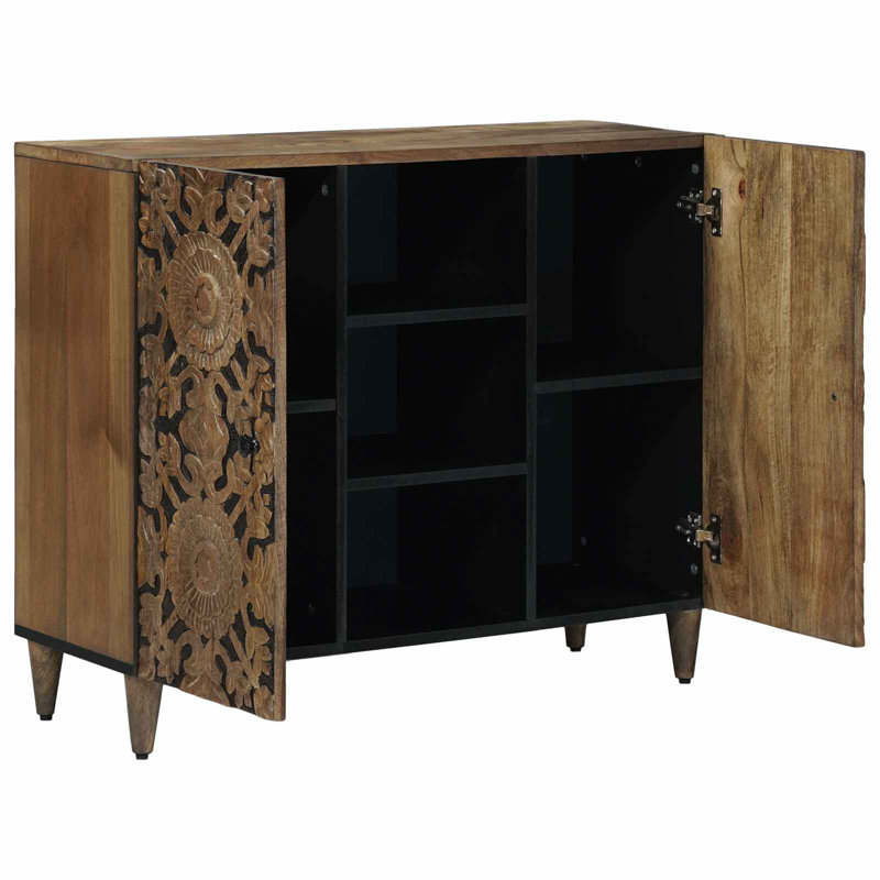 90cm Solid Wood Sideboard
