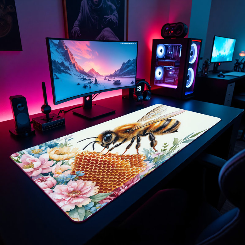Polyester Desk Pad, 23.6x13.8
