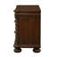 Chêne foncé 2 tiroirs Zosia 29,88 po W Table de chevet