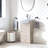 18" Mini Single Bathroom Vanity With Ceramic Top-814182354