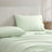 Martha Stewart Skylands Solid Cotton Percale Green Sheet Set-115629698-134145652