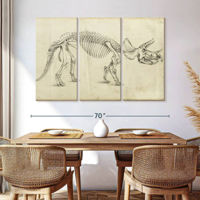 Dinosaur Study II, 42" H x 65" W