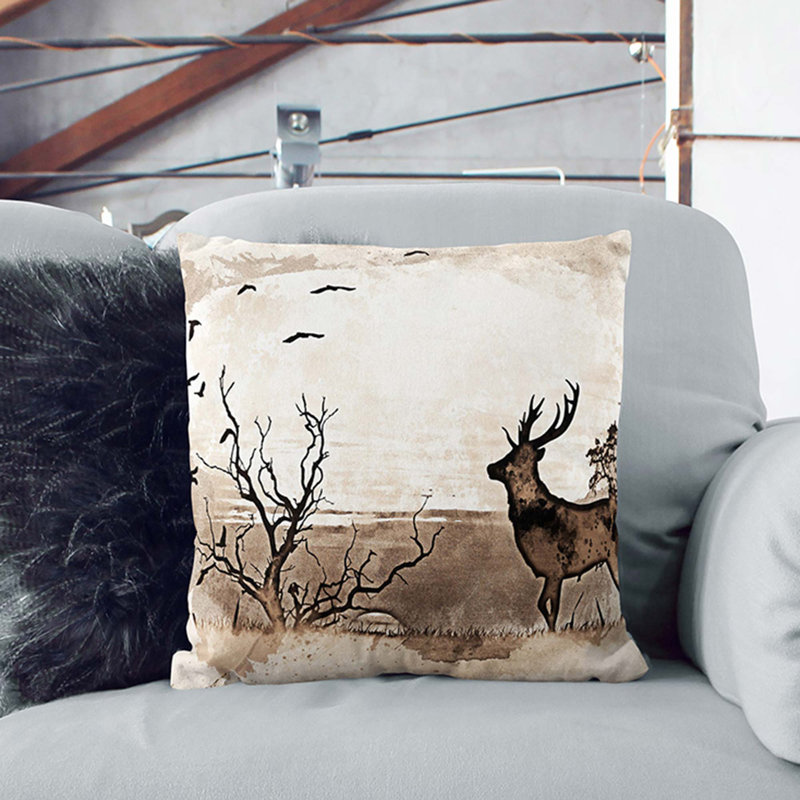 Square Throw Cushion, 55cm H x 55cm W x 20cm D