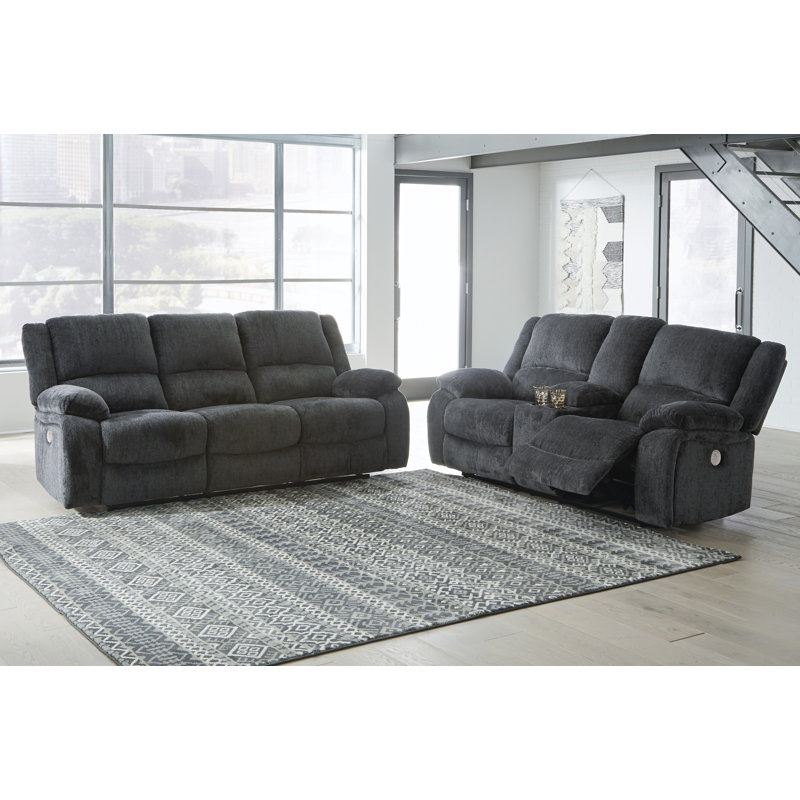 Draycoll Power Reclining Sofa, Loveseat and Recliner