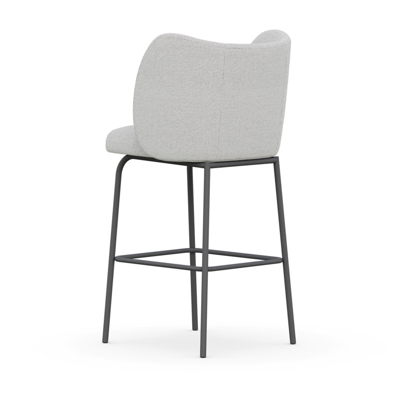 Conroe Yes Stool with Metal Frame, Bar Stool (29.9" Seat Height)
