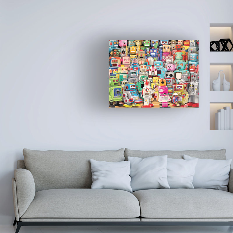 Art sur toile, "Bacheler" par Porter, H 14 po x l 19 po