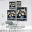 Reproduction encadrée FLORAL Series DCxxII - bois massif-1649509615