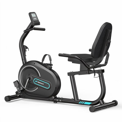 Vélo d'exercice MERACH, 8 niveaux de résistance magnétique avec moniteur pour cardio