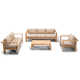 Sonoma 4 Piece Teak Sofa Seating Group with Sunbrella Cushions