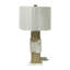 Daye Neutral Modern Marble Table Lamp - 14" x 14" x 18"