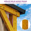 Solid wood gazebo with double hardtop and curtains-96427317