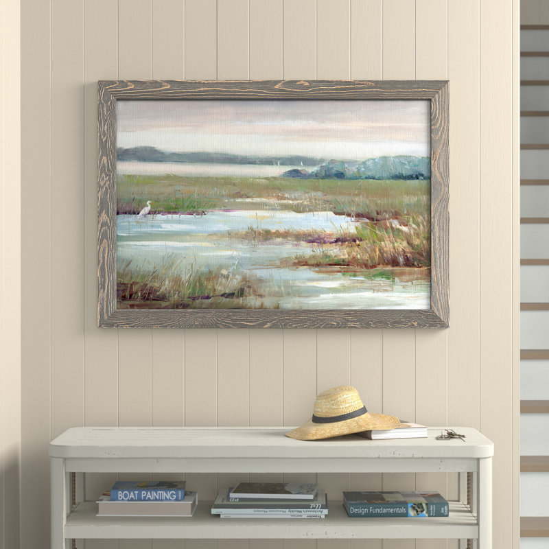 " Early Morning Magic " Painting Print, Gray, 31" H x 44" W x 1" D