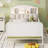 Twin Size Metal Platform Bed Frame With Light, Kids Twin Metal Bed With Upholstered And Storage Headboard-967680519-967680518