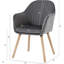 Avila 44cm H Velvet Upholstered Upholstered Back Armchair-170700740