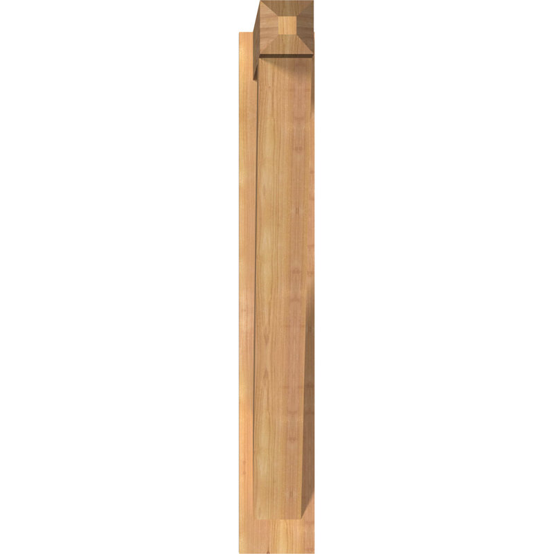 Artisan traditionnel en bois rustique, P 26 po x H 38 po, Cèdre rouge de l'Ouest l 5 1/2 po (lisse)