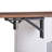 K&K 39.3" Farmhouse Kitchen Island with Drop Leaf, Kitchen Storage Island with Open Side Rack, One Drawer, Towel Rack, Rolling Kitchen Cart with Lockable Wheels for Lawn Garden, White-34265215