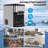 44Lbs Countertop Ice Maker with Hot/Cold Water Dispenser, Self-Cleaning Black