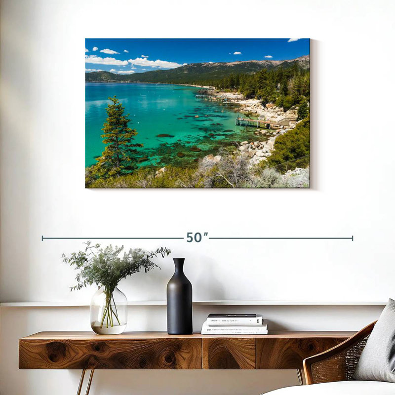 Plage cachée d'Alvord Lake Tahoe, H 24 po x l 36 po