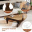 Abstract Coffee Table with Storage