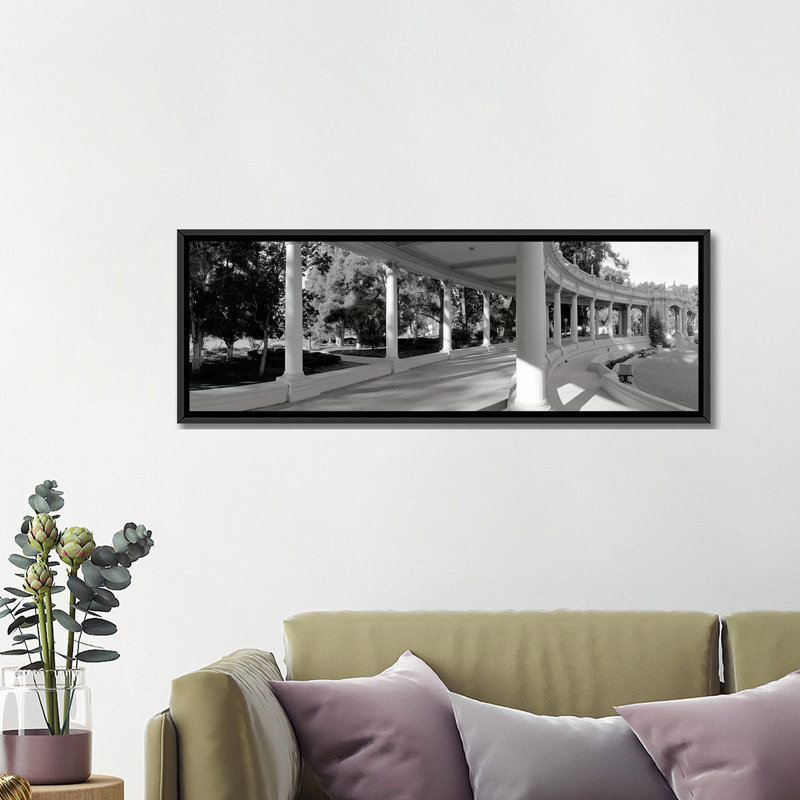 «Pavilion in Balboa Park, San Diego, California», reproduction de photo sur toile, H 20 po x l 60 po x P 1,5 po