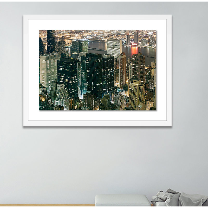 City III Print by Jakob Wagner, White, 18" H x 24" W x 1.5" D