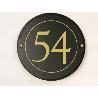 Easingwold 24cm H Stone House Number