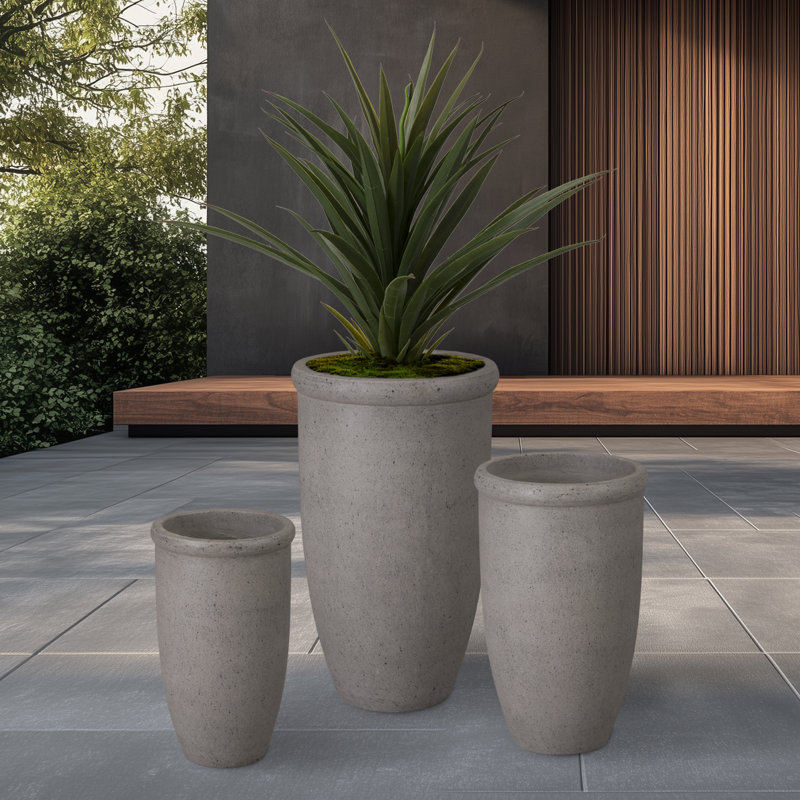 Rislin Handmade Pot Planter, Gray