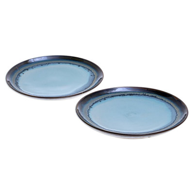 2 Piece Ceramic Dinnerware Set - Service for 2