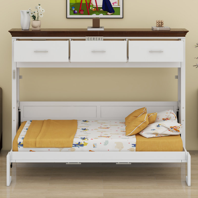 Murphy Bed With 3 Drawers