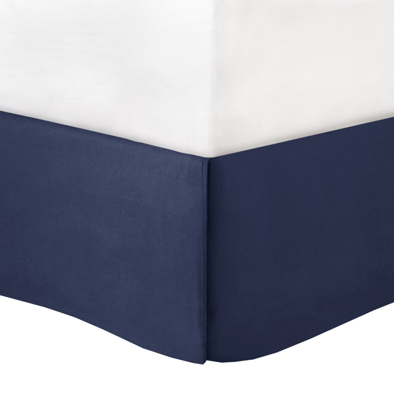 Ensembles de literie luxueux avec édredon en coton bleu marine pour la maison
