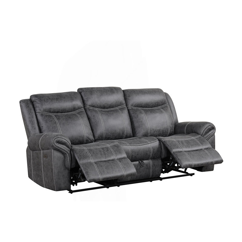 Power Motion Sofa with Drop Down Table and USB Port