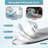 Metal Panel Iron Board with Iron Mat, Heat & Scorch Resistant Cover, Adjustable Height Heavy Duty Ironing Board