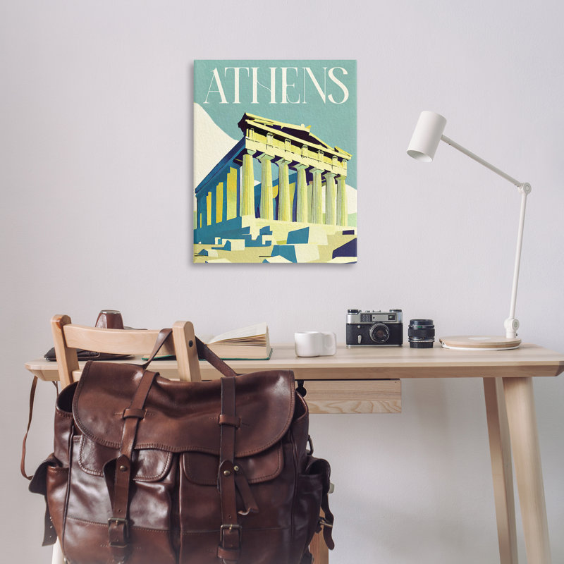 «Athens City Landmark» par Daphne Polselli, H 40 po x l 30 po