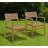 Anautica 6 - Person Teak Wood Patio Dining Set with Rectangular Table