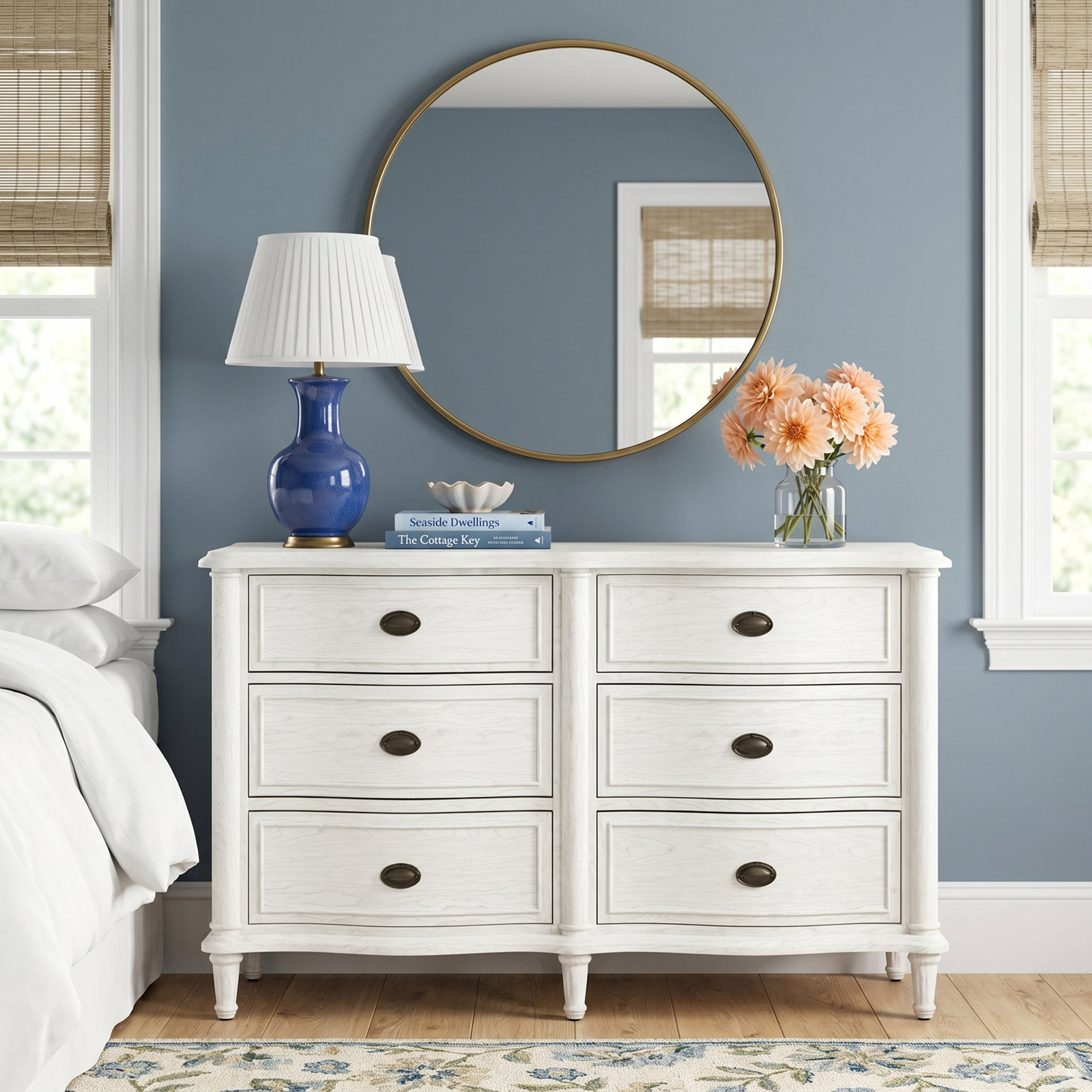 Watson 64" Oak Dresser, Studio Gray