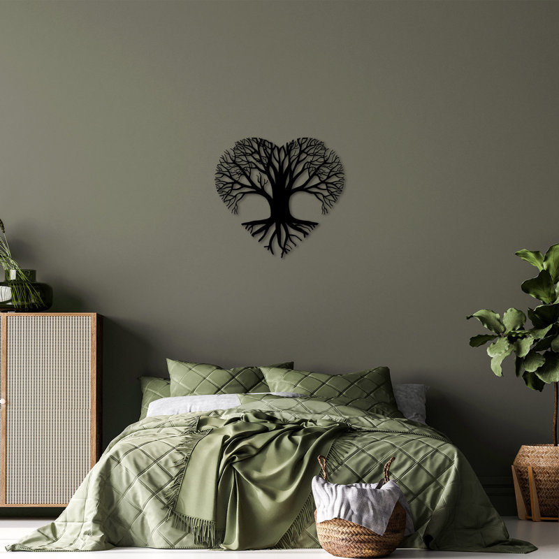 Stylish Decorative Metal Wall Accessory, Black, 19.7 x 21.3 inches | 100% Metal Construction, Thickness: 0.06 inches | Perfect for Home Decor, Modern Aesthetic, Easy Wall Hanging, Durable and Elegant Design