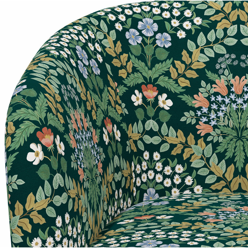 Chaise pivotante Pembroke, Rpc Bramble Emerald Linen