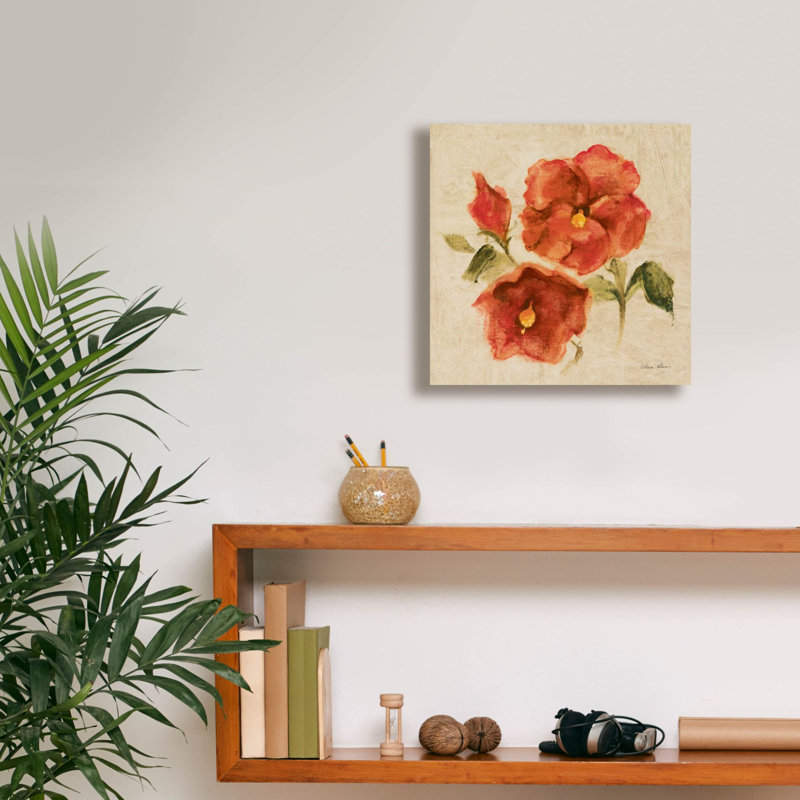 «Bright Tropics 3» par Cheri Blum, art mural sur toile, H 12 po x l 12 po x P 0,75 po