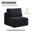 Fauteuil d'appoint en velours côtelé Acuna-1176499