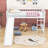 Enguerrand Twin Size Wood Loft Bed with Slide-519853033